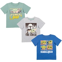 Star Wars Boys The Mandalorian 3 Pack T-Shirts