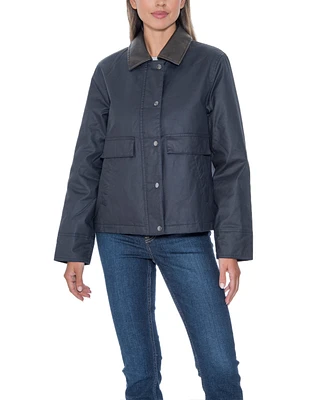 Sebby Collection Women's Waxy Cotton Jacket