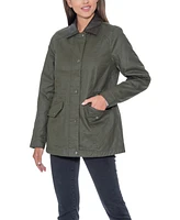 Sebby Collection Women's Waxy Cotton Anorak Jacket