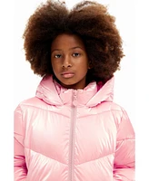 Desigual Girls Girls's Metallic padded coat with hood