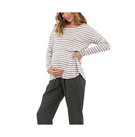 Ripe Maternity Lionel Long Sleeve Nursing Tee