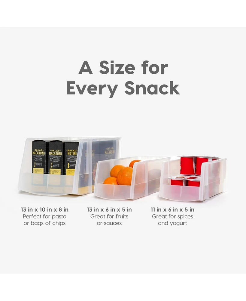 Iris Usa Pack Jumbo Plastic Open Front Stackable Storage Bin