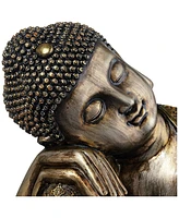 Kensington Hill Sleeping Buddha 14 1/2" Brushed Dark Gold Statue