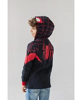Spider-Man Boys Marvel Spider-Verse Fleece Zip Up Hoodie