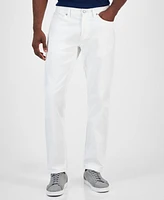 Alfani Men's Five-Pocket Straight-Fit Twill Pants, Created for Macy's