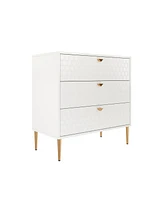 Boyel Living 32"Tall 3-Drawer Storage Cabinet Dresser Chest