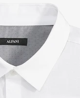 Alfani Men's Modern Classic-Fit Stretch Solid Button-Down Shirt, Created for Macy's