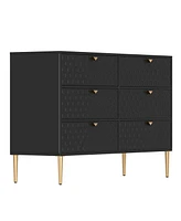 Boyel Living 47.8"W -Drawer Storage Cabinet Dresser & Chest