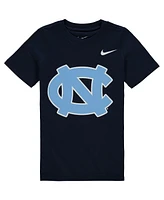 Nike Little Boys and Girls Navy North Carolina Tar Heels Logo T-Shirt