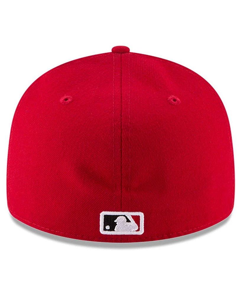 New Era Men's Red Cincinnati Reds National Baseball Hall of Fame Low Profile 59FIFTY Fitted Hat