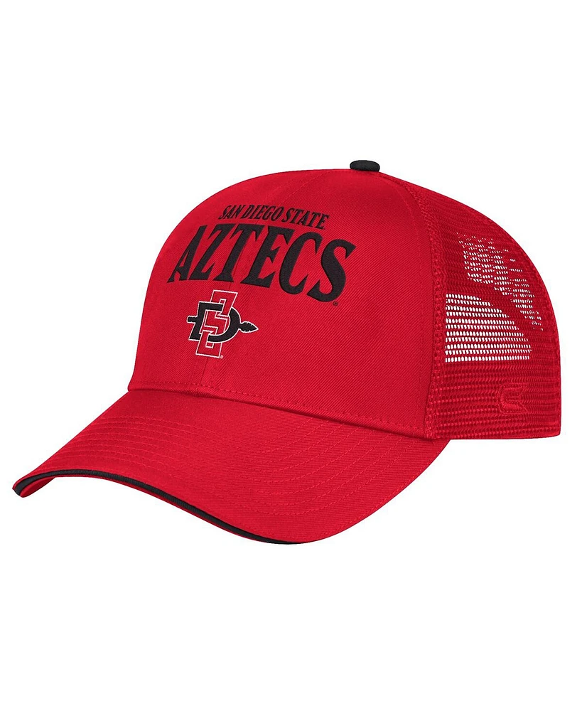 Colosseum Men's Cardinal San Diego State Aztecs Wyatt Adjustable Hat