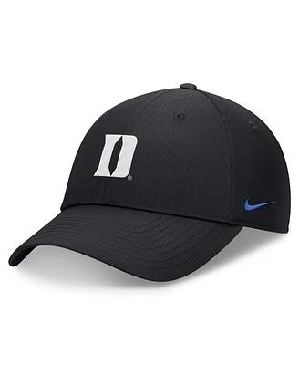 Nike Men's Black Duke Blue Devils 2024 On-Field Performance Adjustable Hat