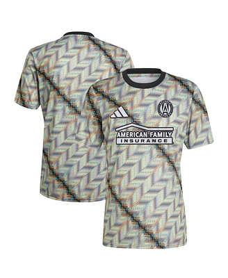 Adidas Men's Black Atlanta United Fc 2024 Hispanic Heritage Pre-Match Top