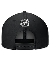 Fanatics Men's Black Boston Bruins Authentic Pro Training Camp Snapback Hat