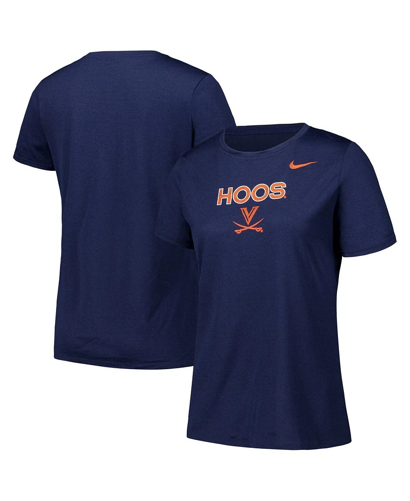 Nike Women's Navy Virginia Cavaliers Legend Performance T-Shirt