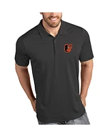 Antigua Men's Gray Baltimore Orioles Tribute Polo