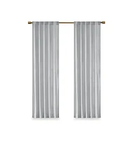 510 Design Colt Room Darkening Velvet Thermal Insulated Curtain Panel Pair