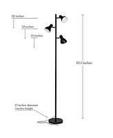 Brightech Ethan 65.5" Led Tree Floor Lamp with Adjustable Rotating Heads
