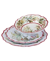 Certified International Christmas Gatherings 12 Pc. Dinnerware Set, Service for 4