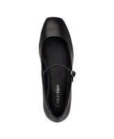 Calvin Klein Women's Emery Mary Jane Square Toe Dress Flats