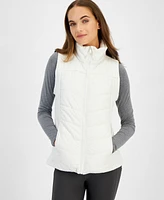 Id Ideology Women's Sleeveless Zip-Front Puffer Vest, Created for Macy's