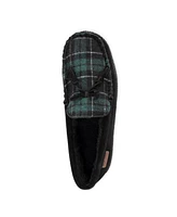 Muk Luks Men's Leather Goods By Talan Slipper, Black, 9