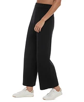 Three Dots Women's Kate Cropped Wide-Leg Pants