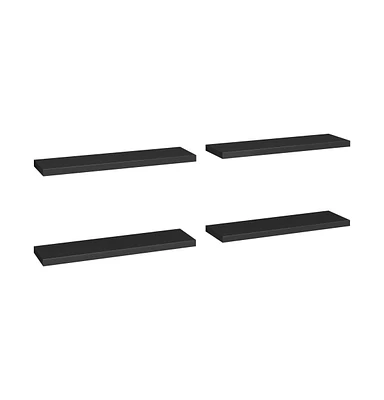 vidaXL Floating Wall Shelves pcs 35."x9.3"x1.5" Mdf