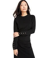 On 34th Women's Raglan-Sleeve Crewneck Sweater, Created for Macy's