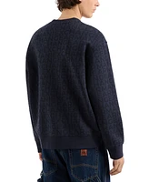 A|X Armani Exchange Men's Allover Logo Sweatshirt