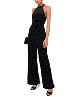 1.state Women's Floral Halter Jumpsuit