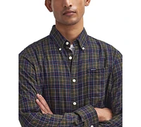 Barbour Men's Lanark Tailored-Fit Tartan Button-Down Twill Shirt