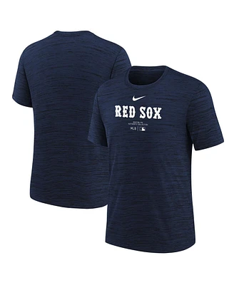 Nike Big Boys and Girls Navy Boston Red Sox Authentic Collection Practice Performance T-Shirt