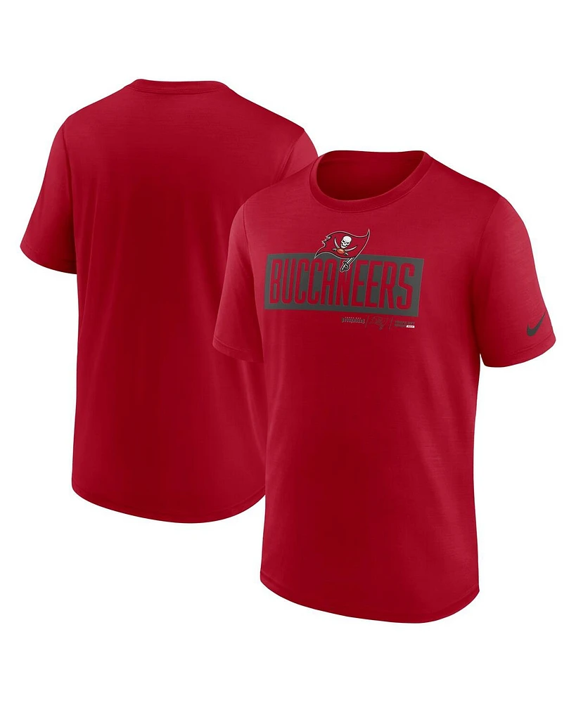 Nike Men's Red Tampa Bay Buccaneers Exceed Performance T-Shirt