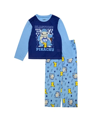 Pokemon Big Boy Character Long Sleeve Leg, 2 piece set