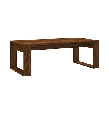 vidaXL Coffee Table Brown Oak 40.2"x19.7"x13.8" Engineered Wood