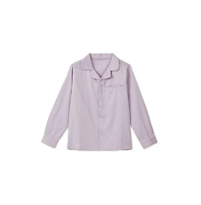 Vild House of Little Ls Organic Cotton Woven Collared Shirt