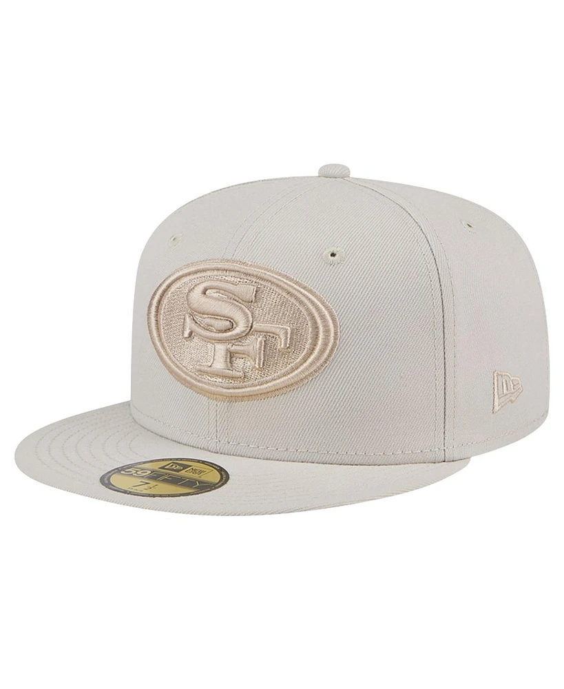 New Era Men's Stone San Francisco 49ers Color Pack 59FIFTY Fitted Hat