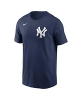 Nike Men's Jazz Chisholm Jr. Navy New York Yankees Fuse Name Number T-Shirt