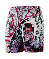 Chalk Line Men's White X-Men Magneto Retro Shorts