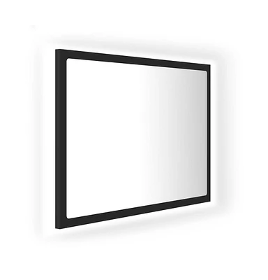 Led Bathroom Mirror Gray 23.6"x3.3"x14.6" Acrylic