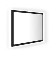 Led Bathroom Mirror Gray 23.6"x3.3"x14.6" Acrylic