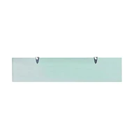 vidaXL Floating Shelf Glass 35.4"x7.9" 0.3"