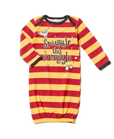 Harry Potter Baby Boys Hedwig Owl Long Sleeve Swaddle Sleeper Gowns Newborn