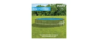 Intex 18 Ft Round Easy Set Blue Solar Cover for Swimming Pools, Pool Cover Only