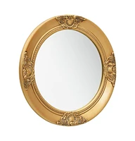 vidaXL Wall Mirror Baroque Style 19.7" Gold