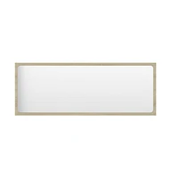 Bathroom Mirror Sonoma Oak 39.4"x0.6"x14.6" Engineered Wood