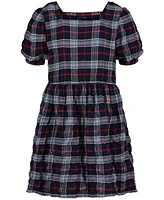 Tommy Hilfiger Big Girls Seersucker Plaid Dress