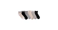 Muk Luks Women's Set of 6 Dream Step Mini Crew Socks