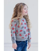 Rolling Stones Girls French Terry Pullover Sweatshirt to